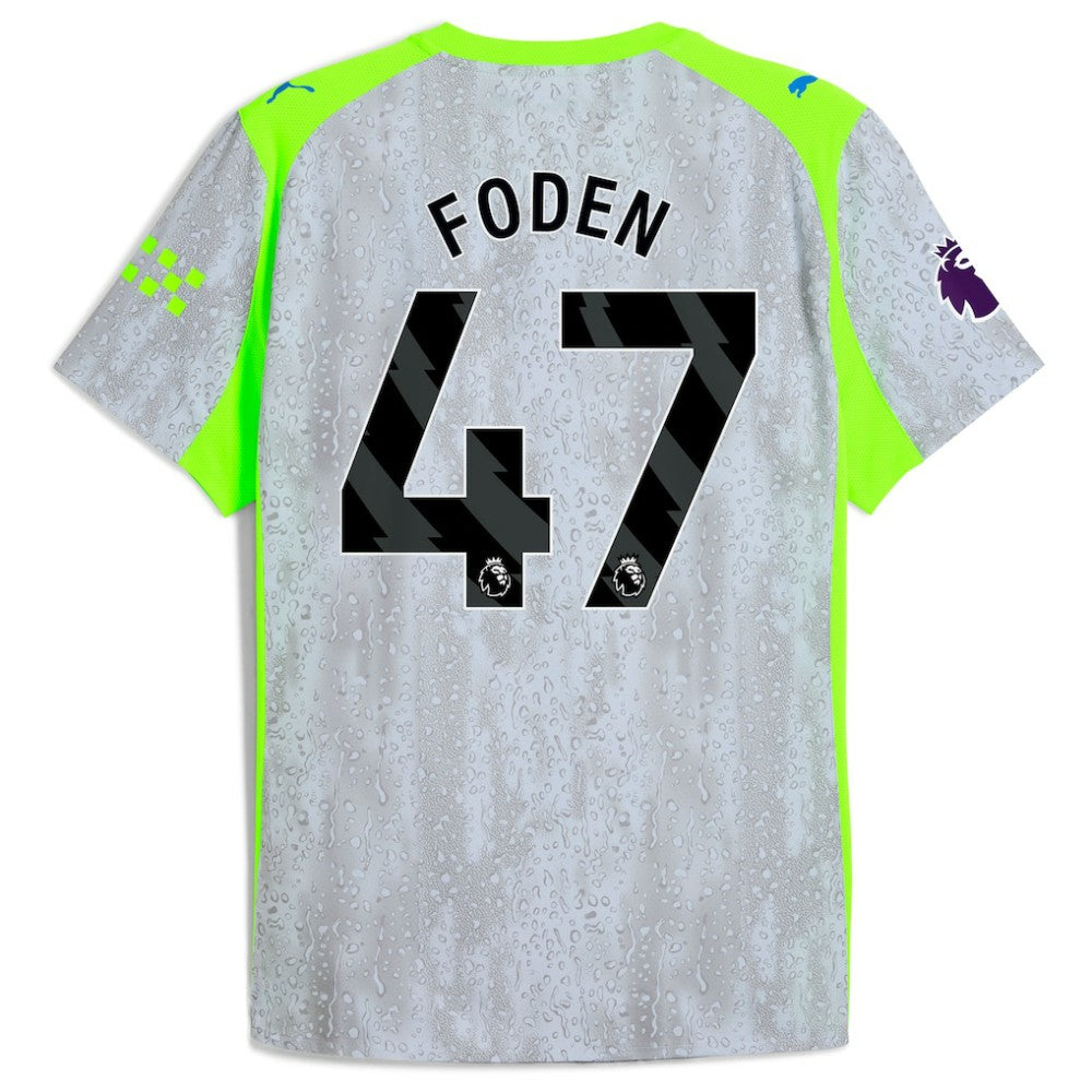 Manchester City 2025/26 Third Jersey Discount - Green/Neon Green