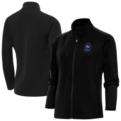 France National Team Antigua Women's Genesis Full-Zip Jacket for sale - Black