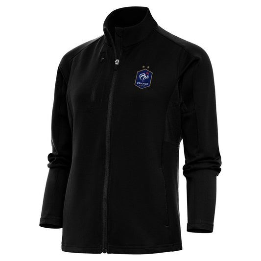 France National Team Antigua Women's Genesis Full-Zip Jacket for sale - Black