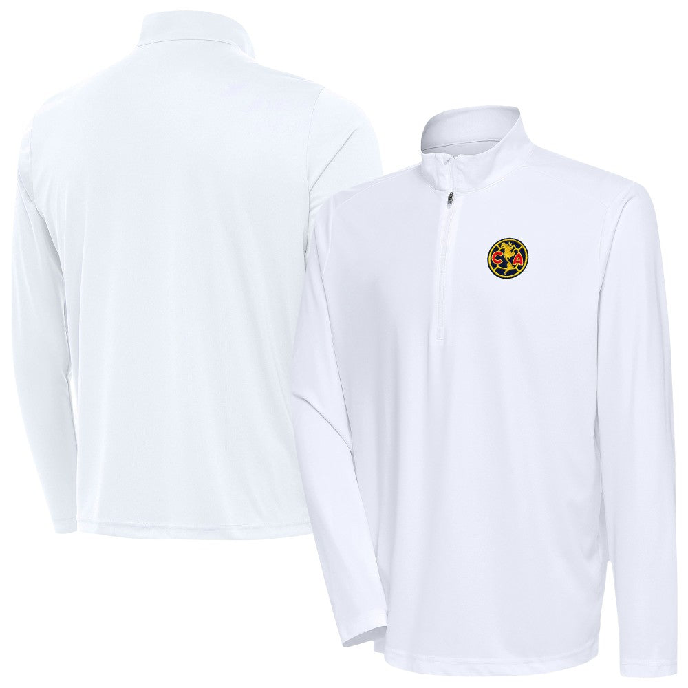 Club America Antigua Statement Quarter-Zip Pullover Discount - White