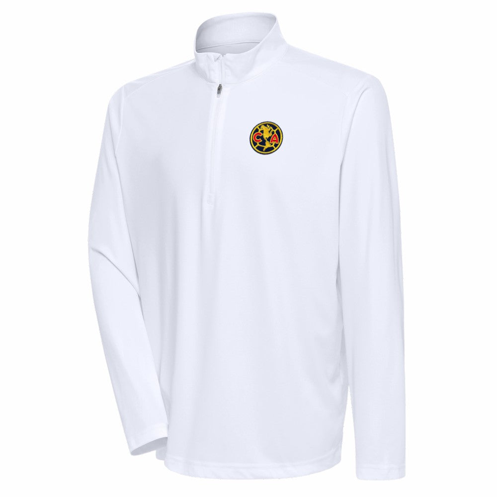 Club America Antigua Statement Quarter-Zip Pullover Discount - White