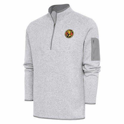 Club America Antigua Elevate Quarter-Zip Pullover Discount - Heather Gray
