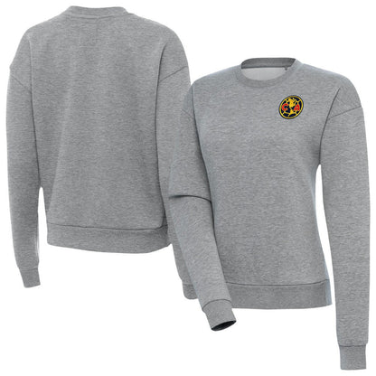 Club America Antigua Women's Takeover Pullover Sweatshirt Discount - Heather Gray