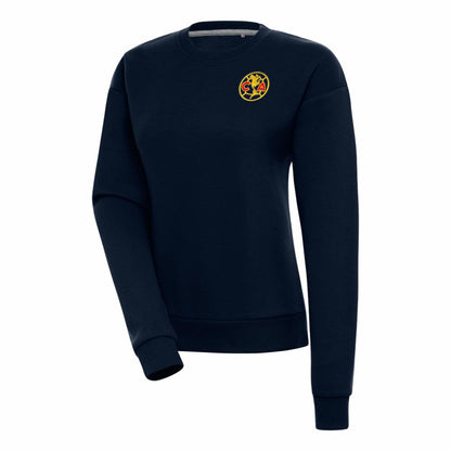 Club America Antigua Women's Takeover Pullover Sweatshirt Discount - Navy