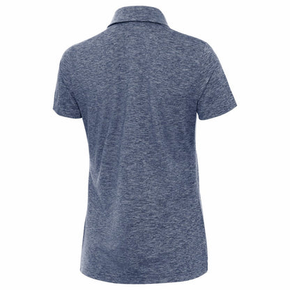 Club America Antigua Women's Triple Shot Polo Discount - Heather Navy