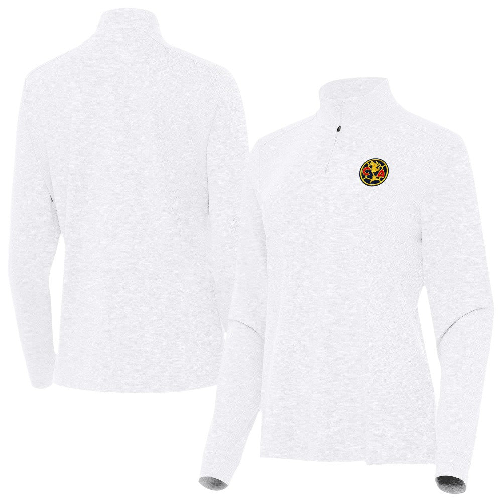 Club America Antigua Women's Master Quarter-Zip Pullover Discount - White