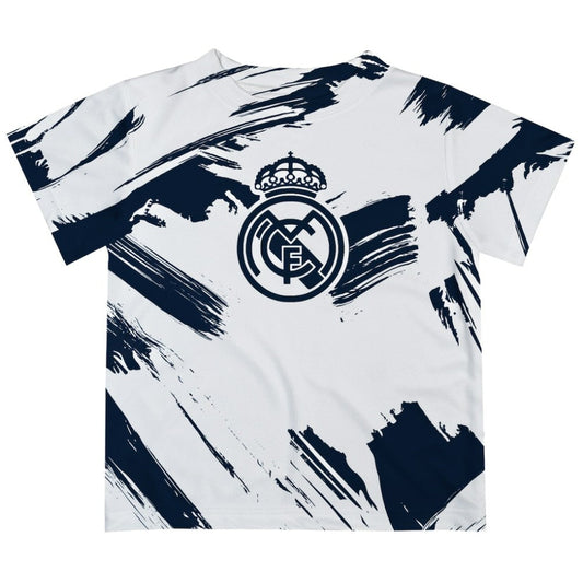 Real Madrid Vive La Fete Infant Paint Brush T-Shirt Discount - White