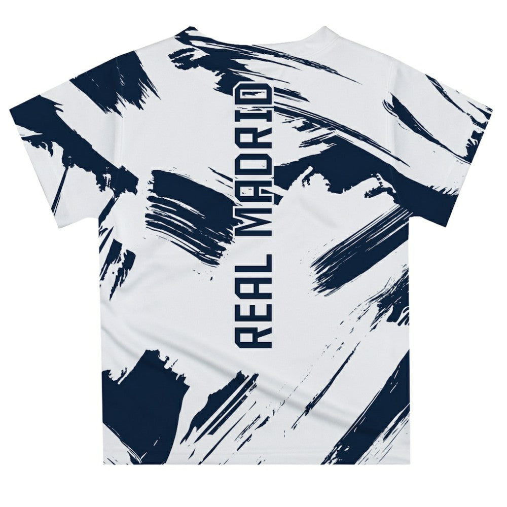 Real Madrid Vive La Fete Infant Paint Brush T-Shirt Discount - White