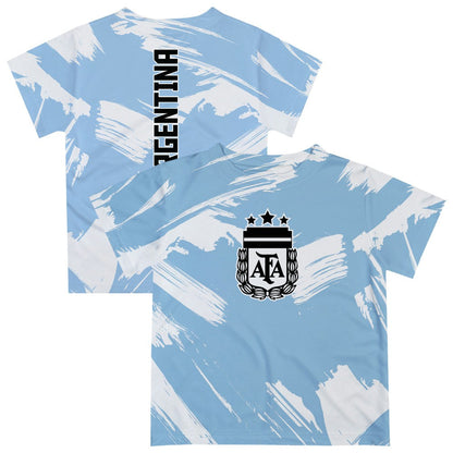 Argentina National Team Vive La Fete Toddler Paint Brush T-Shirt for sale - Light Blue