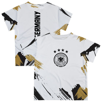 Germany National Team Vive La Fete Youth Paint Brush T-Shirt for sale - White