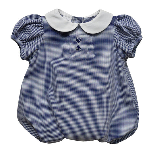 Tottenham Hotspur Vive La Fete Girls Infant Gingham Puffy Bubble Dress Sale - Navy