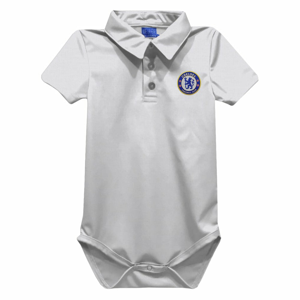 Chelsea Vive La Fete Infant Polo Bodysuit Discount - White