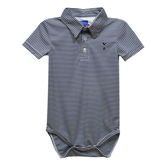 Tottenham Hotspur Vive La Fete Infant Pencil Stripe Polo Bodysuit Sale - Navy