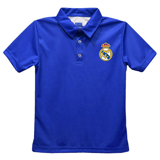 Real Madrid Vive La Fete Toddler Solid Polo Discount - Royal