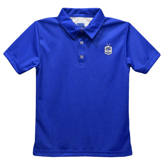 France National Team Vive La Fete Toddler Solid Polo for sale - Royal