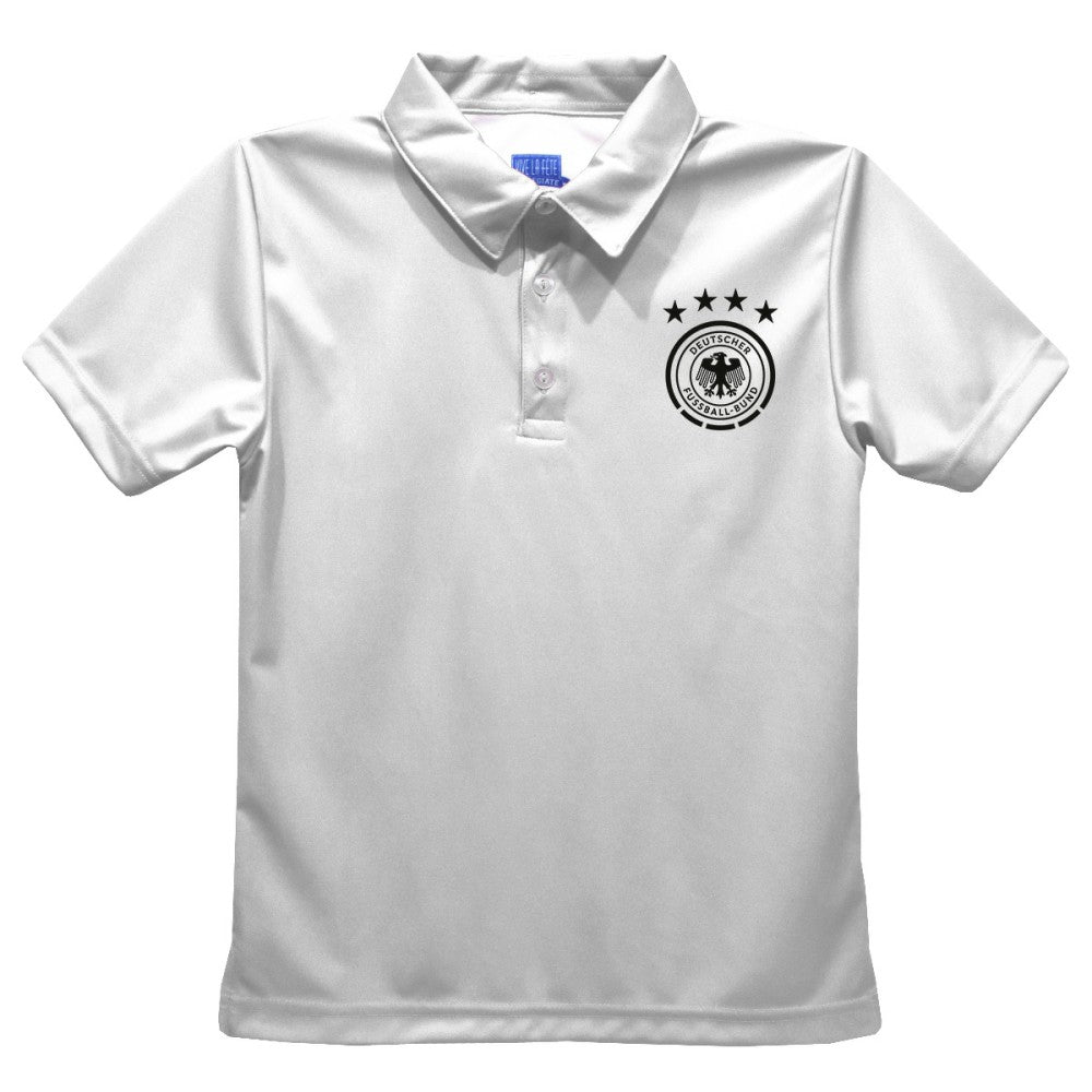 Germany National Team Vive La Fete Youth Solid Polo for sale - White