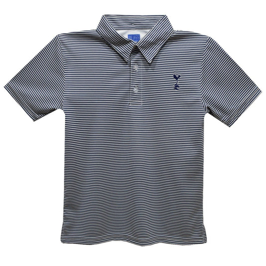 Tottenham Hotspur Vive La Fete Youth Pencil Stripe Polo Sale - Navy