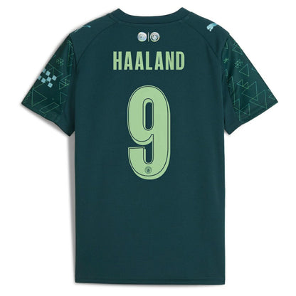 Erling Haaland Manchester City x EA SPORTS FC Youth 2025/26 Fourth Jersey Discount - Green