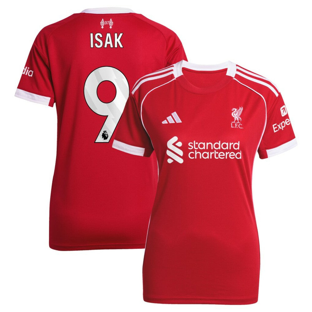 Alexander Isak Liverpool Women's 2025/26 Home Replica Player Jersey Discount - Red