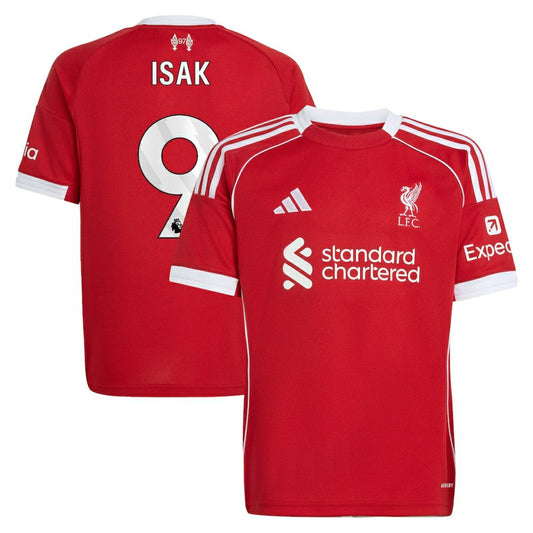 Alexander Isak Liverpool Youth 2025/26 Home Replica Player Jersey Discount - Red