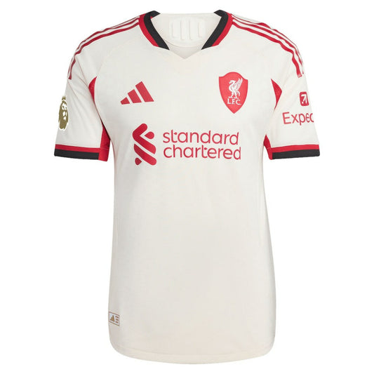 Alexander Isak Liverpool 2025/26 Away Player Jersey Discount - White