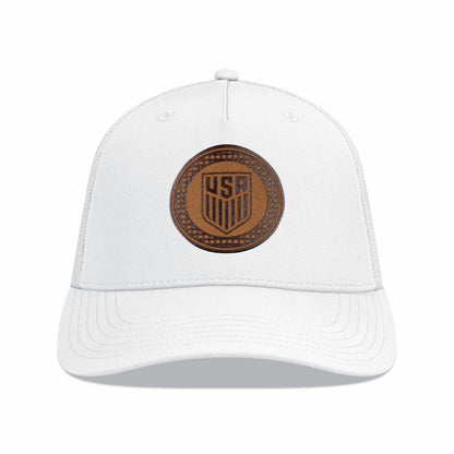 USMNT Levelwear Signal Periscope Adjustable Trucker Hat on sale - White