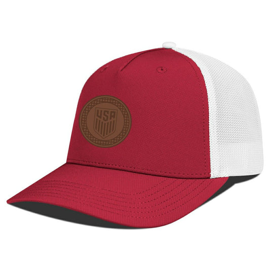 USMNT Levelwear Signal Periscope Adjustable Trucker Hat on sale - Red/White