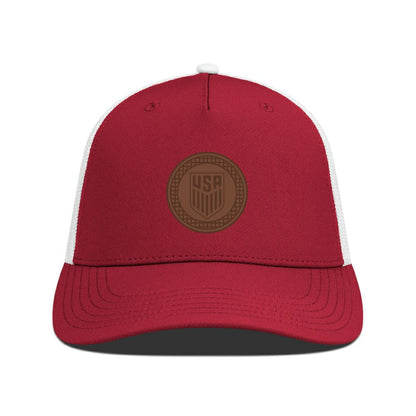 USMNT Levelwear Signal Periscope Adjustable Trucker Hat on sale - Red/White