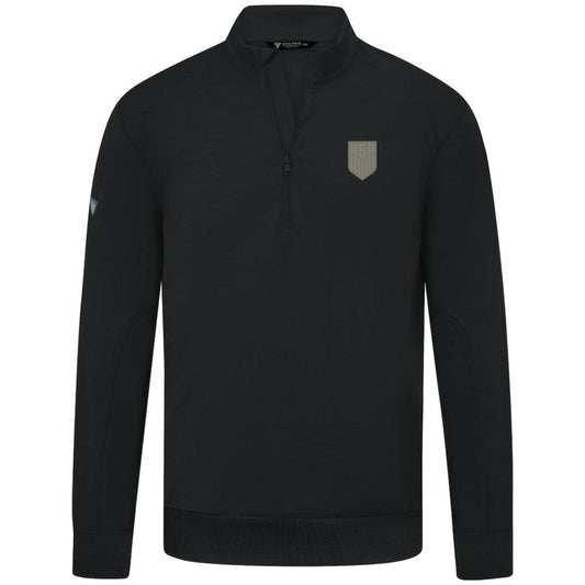 USMNT Levelwear Copper Upright Quarter-Zip Tri-Blend Fleece on sale - Black