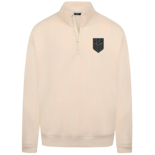 USMNT Levelwear Murray Quarter-Zip Sweatshirt on sale - Khaki