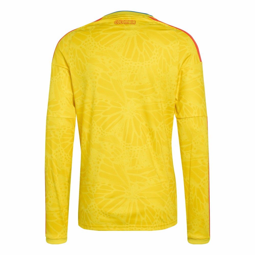 Colombia National Team FIFA x World Cup 2026 Home Replica Long Sleeve Jersey for sale - Yellow