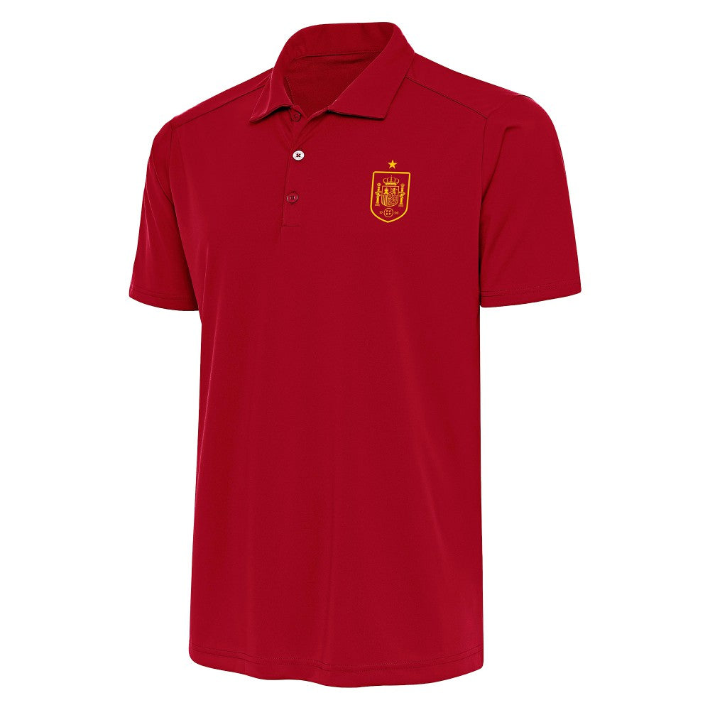 Spain National Team Antigua Statement Polo for sale - Red