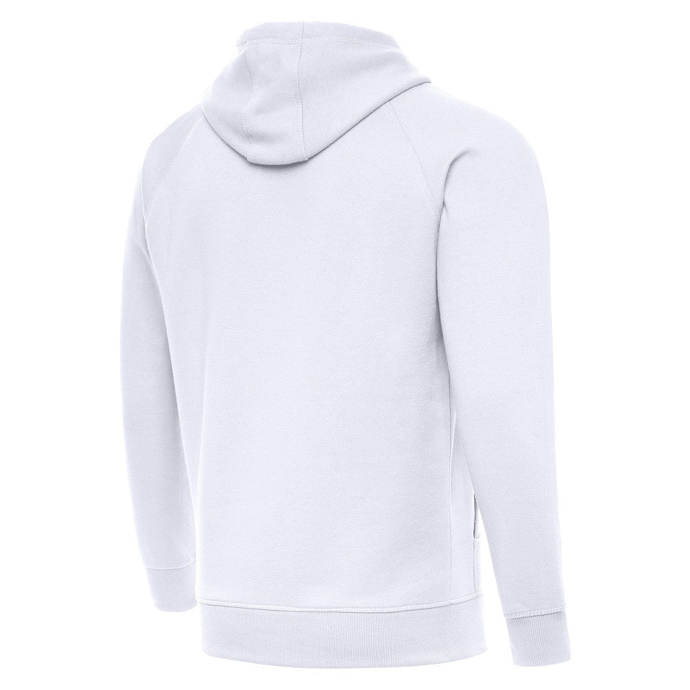 Spain National Team Antigua Takeover Fleece Raglan Hoodie for sale - White