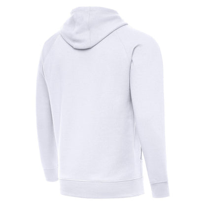 Spain National Team Antigua Takeover Fleece Raglan Hoodie for sale - White