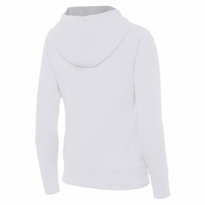 Spain National Team Antigua Women's Takeover Fleece Raglan Full-Zip Hoodie for sale - White