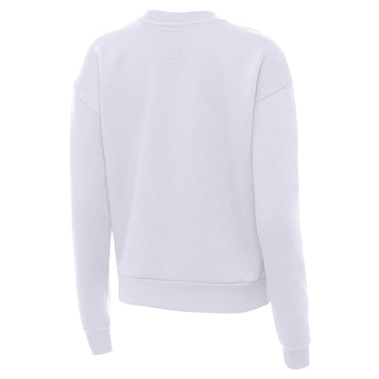 Spain National Team Antigua Women's Takeover Fleece Sweatshirt for sale - White