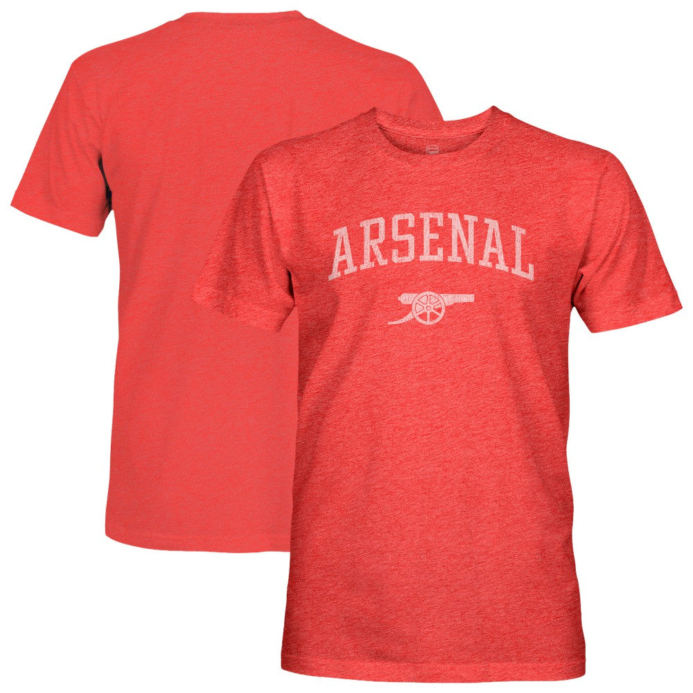 Arsenal 1863FC Athletic Wordmark Vintage Tri-Blend T-Shirt on sale - Red