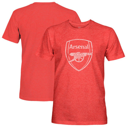 Arsenal 1863FC Mono Badge Vintage Tri-Blend T-Shirt on sale - Red