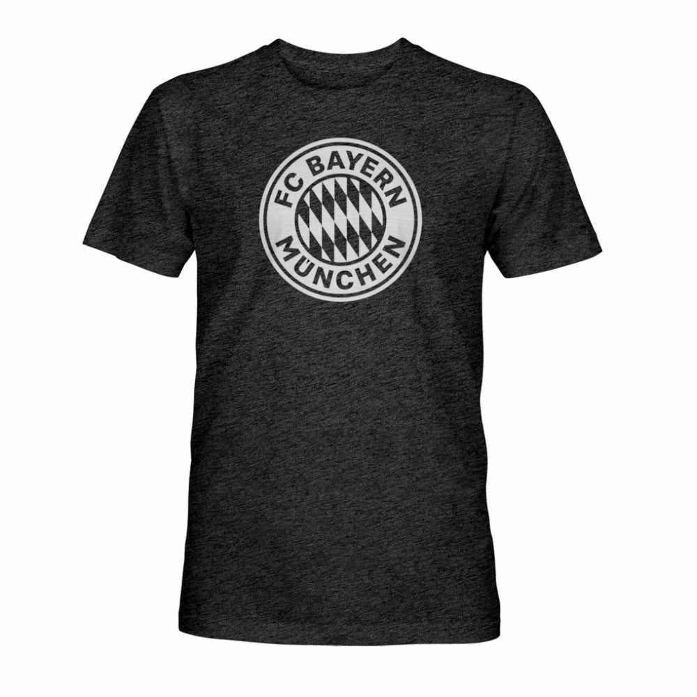 Bayern Munich 1863FC Mono Badge Vintage Tri-Blend T-Shirt on sale - Black