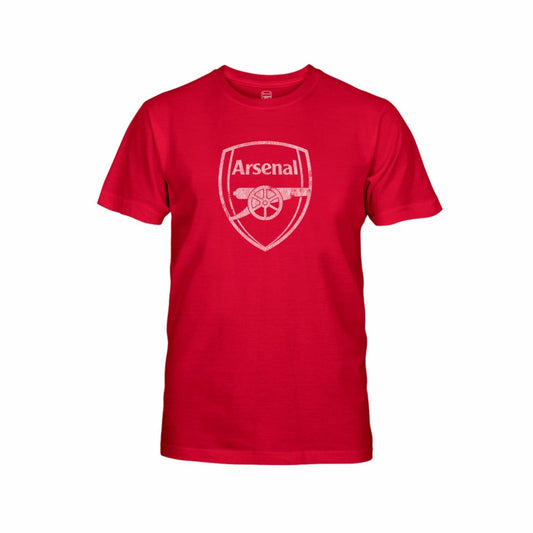 Arsenal 1863FC Youth Mono Badge T-Shirt on sale - Red