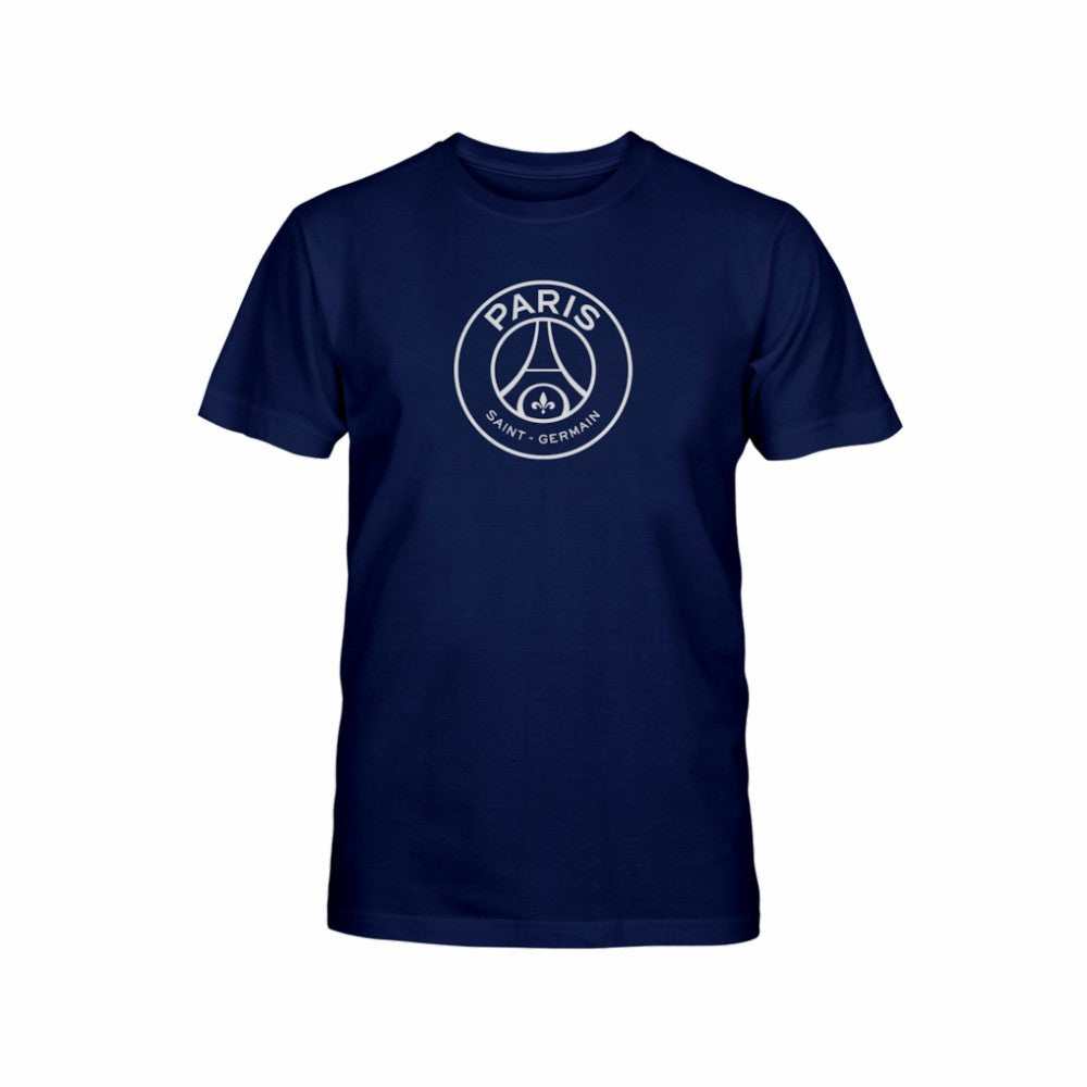 Paris Saint-Germain 1863FC Youth Mono Badge T-Shirt on sale - Navy