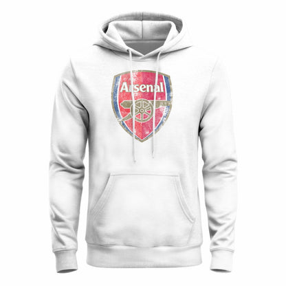 Arsenal 1863FC Color Badge Fleece Hoodie on sale - White