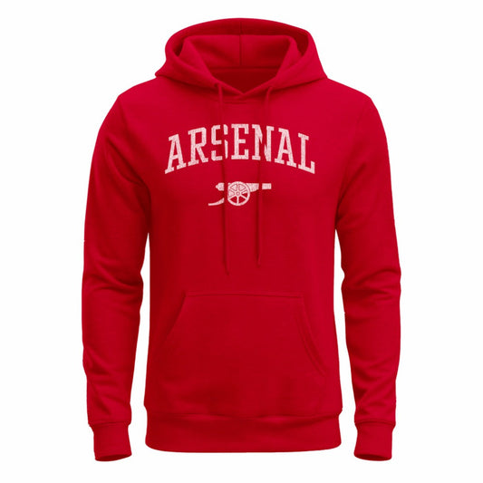 Arsenal 1863FC Athletic Wordmark Fleece Hoodie on sale - Red
