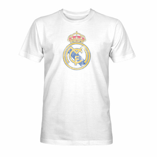 Real Madrid 1863FC Color Badge T-Shirt Discount - White