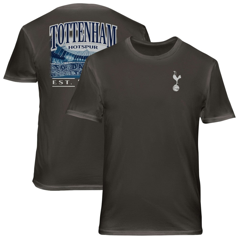Tottenham Hotspur 1863FC Wordmark Cotton T-Shirt Sale - Gray