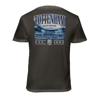 Tottenham Hotspur 1863FC Wordmark Cotton T-Shirt Sale - Gray