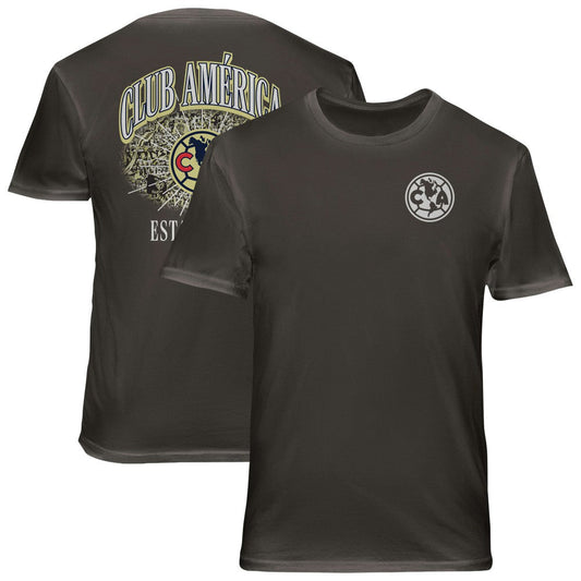 Club America 1863FC Wordmark Cotton T-Shirt Discount - Gray