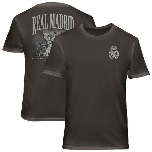 Real Madrid 1863FC Wordmark Cotton T-Shirt Discount - Gray