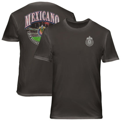 Chivas 1863FC Wordmark Cotton T-Shirt Discount - Gray