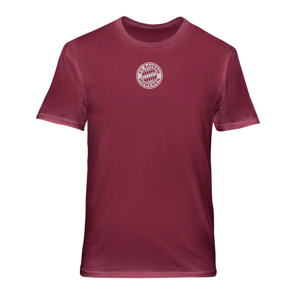 Bayern Munich 1863FC Back Wordmark Soft Wash T-Shirt on sale - Red